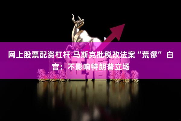 网上股票配资杠杆 马斯克批税改法案“荒谬” 白宫：不影响特朗普立场